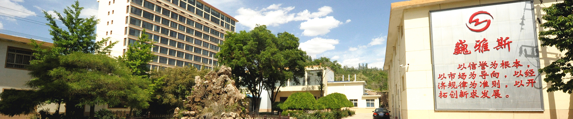 巍雅斯開(kāi)創(chuàng  )于1976年，47年來(lái)，在黨的改革開(kāi)放政策指引下，始終堅持“以信譽(yù)為根本、以市場(chǎng)為導向、以經(jīng)濟規律為準則、以開(kāi)拓創(chuàng  )新求發(fā)展”，與甘肅、寧夏、青海、陜西、西藏、內蒙等六省區80多家大型零售商場(chǎng)建立了長(cháng)期友好的合作關(guān)系。